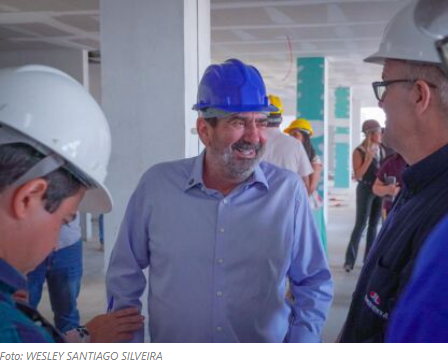Dr. João visita obras do novo Hospital Júlio Müller e propõe doação de equipamentos para o interior