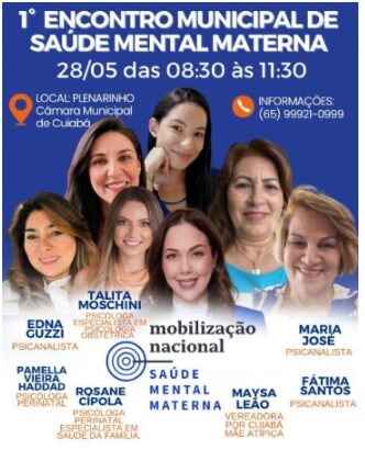 Câmara de Cuiabá sedia 1º Encontro Municipal de Saúde Mental Materna