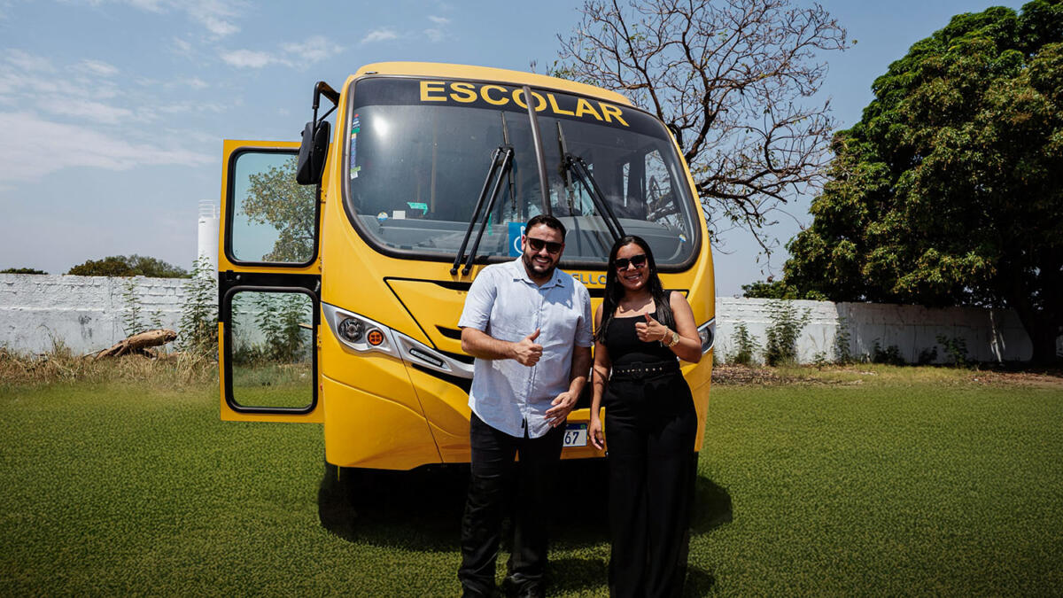 Max garante ônibus escolar para zona rural de Jauru