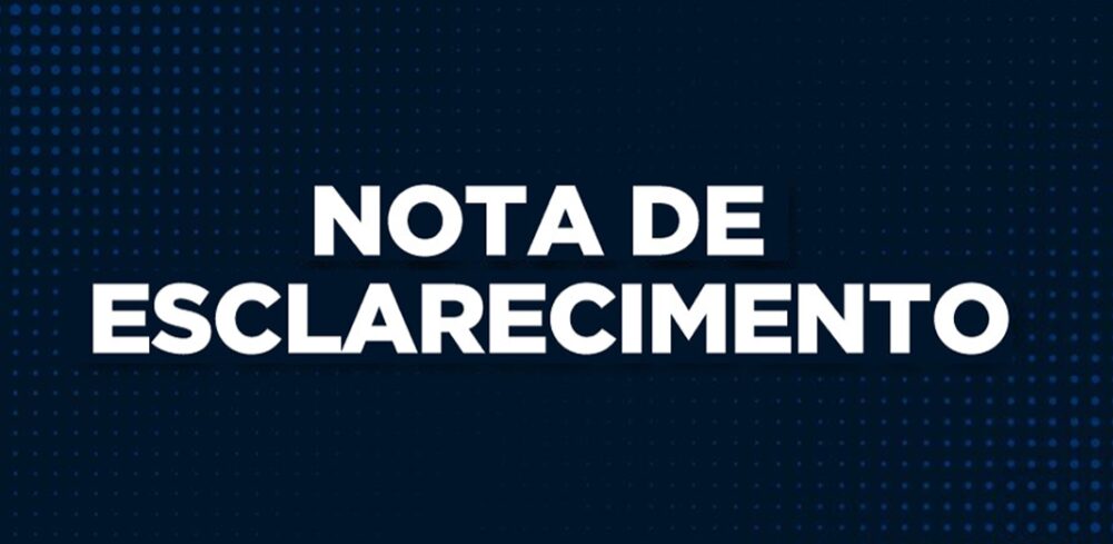 NOTA DE ESCLARECIMENTO PREFEITURA DE PRIMAVERA DO LESTE