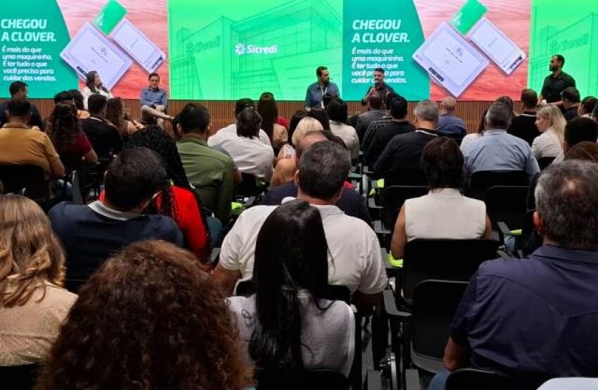 Sicredi lança Clover em MT e apresenta ‘supermáquina’ que integra gestão, vendas e pagamentos em um único equipamento